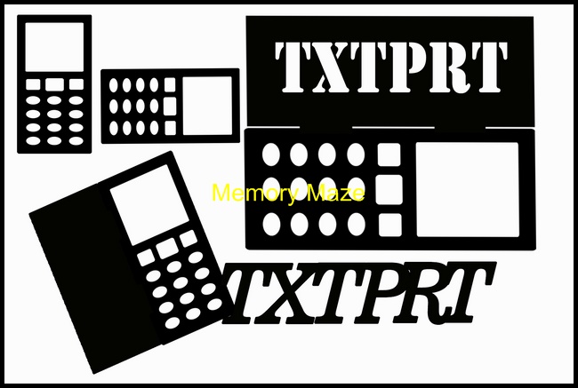 TXTPRT 150 X 100 with mobile phone  Min buy 3  Memory Maze